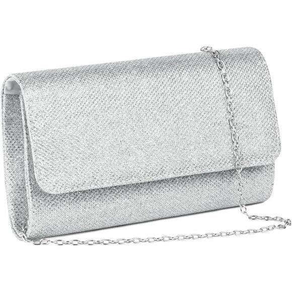Handbags - Clutch Purse, Evening Bag for Women Zipper Shoulder Bag for Wedding and Party
